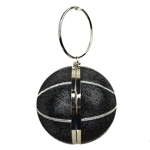Rhinestone Basketball clutch - Picture 1 of 5